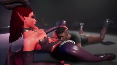 Succubus Drains Him Dry Wild With Deepthroat Cowgirl Cumshot