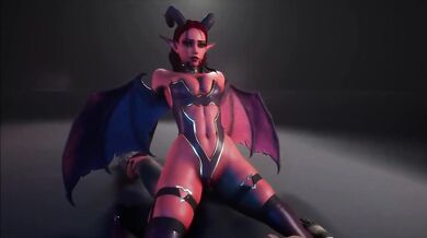 Succubus Drains Him Dry Wild With Deepthroat Cowgirl Cumshot