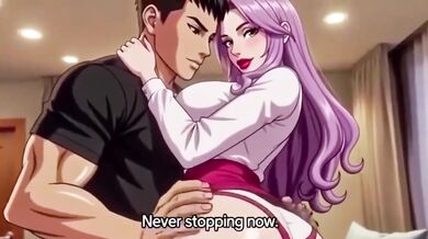 Stepmom destroys stepson with her big ass when Dad’s away hentai anime