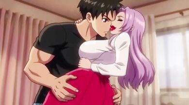Stepmom destroys stepson with her big ass when Dad’s away hentai anime