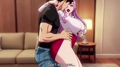 Stepmom destroys stepson with her big ass when Dad’s away hentai anime