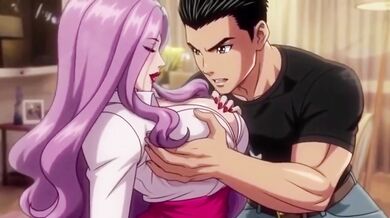 Stepmom destroys stepson with her big ass when Dad’s away hentai anime