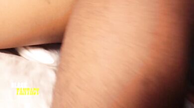 My neighbor caught me dripping wet and fucked me raw