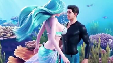 Underwater sex with my gorgeous girlfriend until we're cumming in our underwear