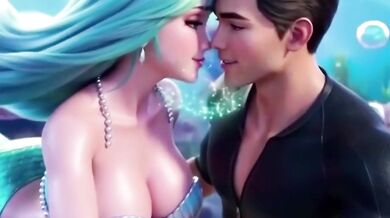 Underwater sex with my gorgeous girlfriend until we're cumming in our underwear