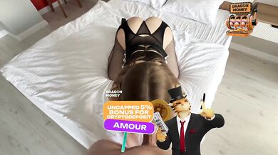 Hot blonde babe deepthroat blowjob on her perfect body with big ass doggystyle