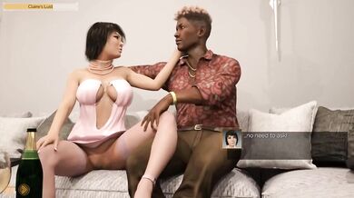 Big black cock wrecks two sluts in cartoon threesome ecstasy
