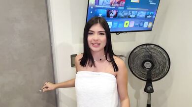 Noisy latina neighbor destroys me with her big ass hard fucking