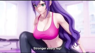 Yoga teacher fucked hot girl form behind during nude yoga class hentai anime