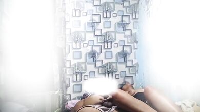 Filipina rides deep creampied on massive cock