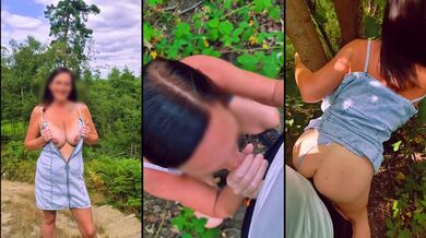 Married Couple Gets Nailed Hard on the Nature Trail
