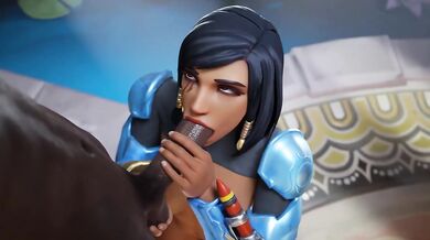 Pharah BBC Destroyed Gym Training Anal Facial 3D Animation