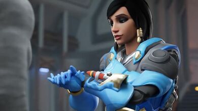 Pharah Overwatch Porn Wild Anal Fuck with Cum Facial 3D Animation