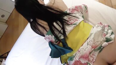 Black-haired japanese hentai cum inside creampie cowgirl POV shaved pussy fucked raw