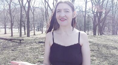 Inhale 57 smoking fetish outdoor flashing milf cougar tits red lipstick