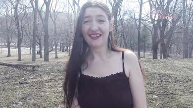 Inhale 57 smoking fetish outdoor flashing milf cougar tits red lipstick