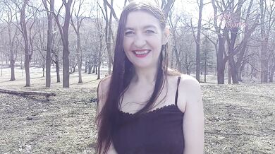Inhale 57 smoking fetish outdoor flashing milf cougar tits red lipstick