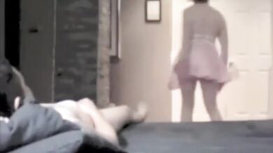 French maid strips sucks and fucks swallowing deep throat anal