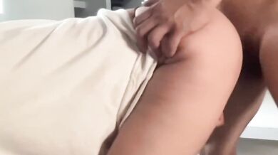 My wife's big ass latina friend destroys me in wild anal pov