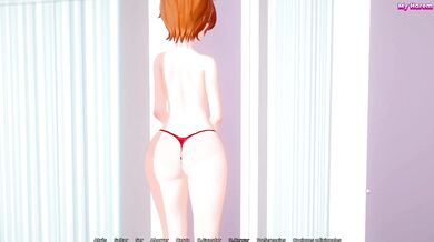 Maid destroys mansion orgy milf big tits big ass gagging on huge cock