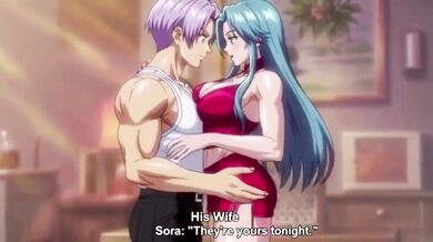 Trunks wrecks his milf wife in first anal rough deep throat
