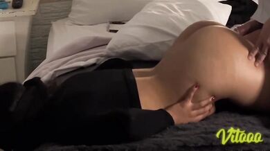 Latina in 4K Big ass fucked tight in bed exposing cum dripping POV