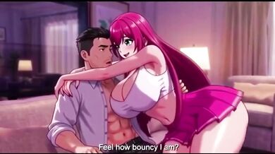 Stepdaughter rides stepdad raw while mom’s away pure taboo hentai