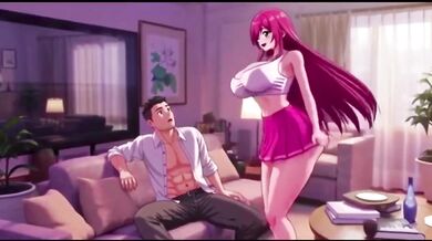 Stepdaughter rides stepdad raw while mom’s away pure taboo hentai