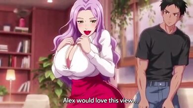 Stepmom seduces stepson while Dad’s away big tits creampie anal fucking anime HD