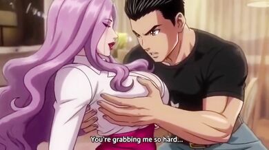 Stepmom seduces stepson while Dad’s away big tits creampie anal fucking anime HD