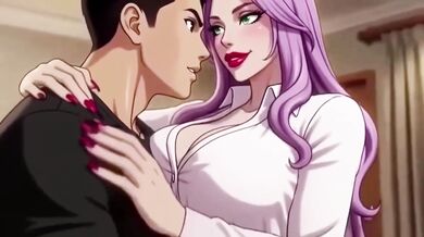 Stepmom seduces stepson while Dad’s away big tits creampie anal fucking anime HD