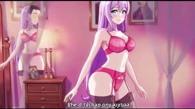 Stepdaughter ruins stepdad with her sexy bra and panty seduction