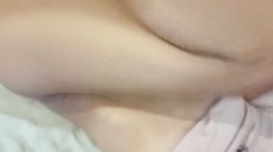 Teen masturbating while parents out her wet pussy glistened