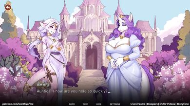 Kirin drowns manticore in cum after dungeon enticement furry threesome