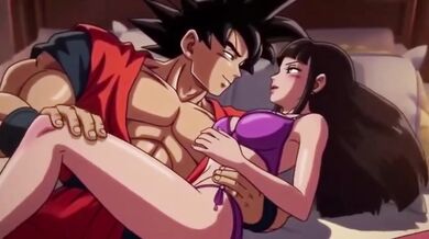 Goku rips his wife apart raw fast hard fuck first time