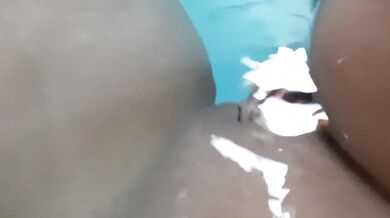 Blonde POV 2 Holes Flooded With Toys Dripping Wet Pussy