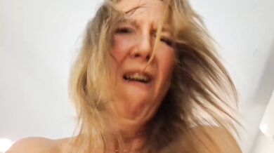 Cougar neighbor ruins virgin with permanent bondage ownership sex toy