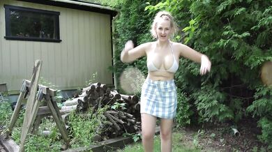 Blonde Mom Gets Panties Stolen Outdoor Solo Big Tits OnlyFans