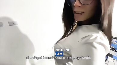 My Trainer destroyed my tight gym girl body until I choked on his huge cock
