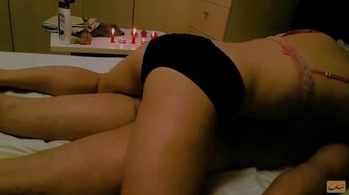 Nuru massage Happy ending cumshot big tits titfuck blowjob