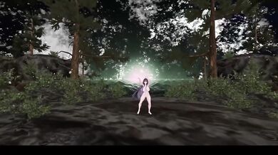 Island MMD KPOP strip dance by Hentai Elf Vtuber destroyed her panties