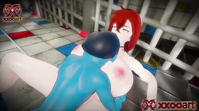 Hot woman fucked raw by blue alien XXXOArt animation