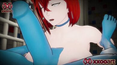 Hot woman fucked raw by blue alien XXXOArt animation