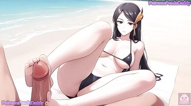 Park Heejin Bikini Blowjob Solo Leveling Hentai by PandaDaddy Rough Tits Job
