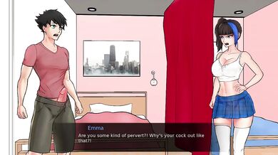 Confined with Goddesses #4 PC Gameplay Big Ass Brunette Cartoon Uncensored