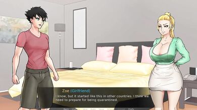 Confined with Goddesses #3 PC Gameplay Big tits goddess pussy eating MILF visual novel