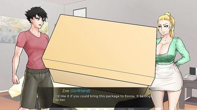 Confined with Goddesses #3 PC Gameplay Big tits goddess pussy eating MILF visual novel