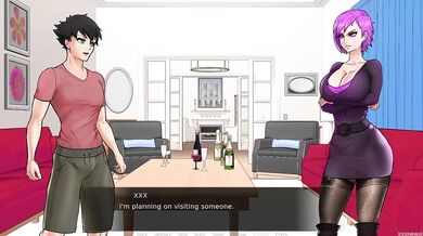 Confined with Goddesses #3 PC Gameplay Big tits goddess pussy eating MILF visual novel