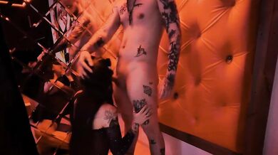Slut begs for attention gets throat fucked raw