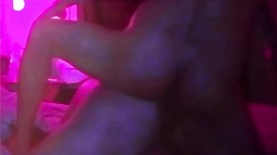 Fucking Lily in the purple room wife cheats with huge cock doggystyle